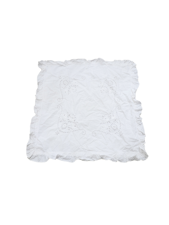 Wholesale Vintage Clothing White  pillow cases with lace border